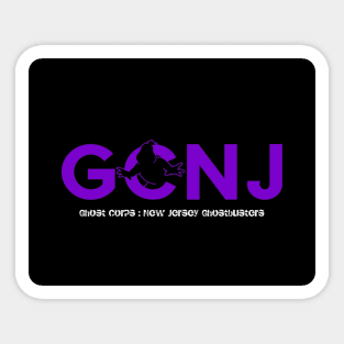 GCNJ purple graphic Sticker